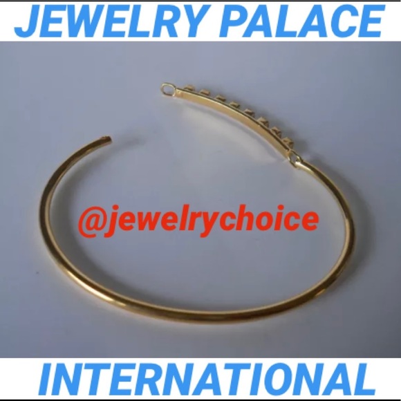 🆕14K Gold Filled Great Sparkling Crystal Bangle. - Picture 5 of 12